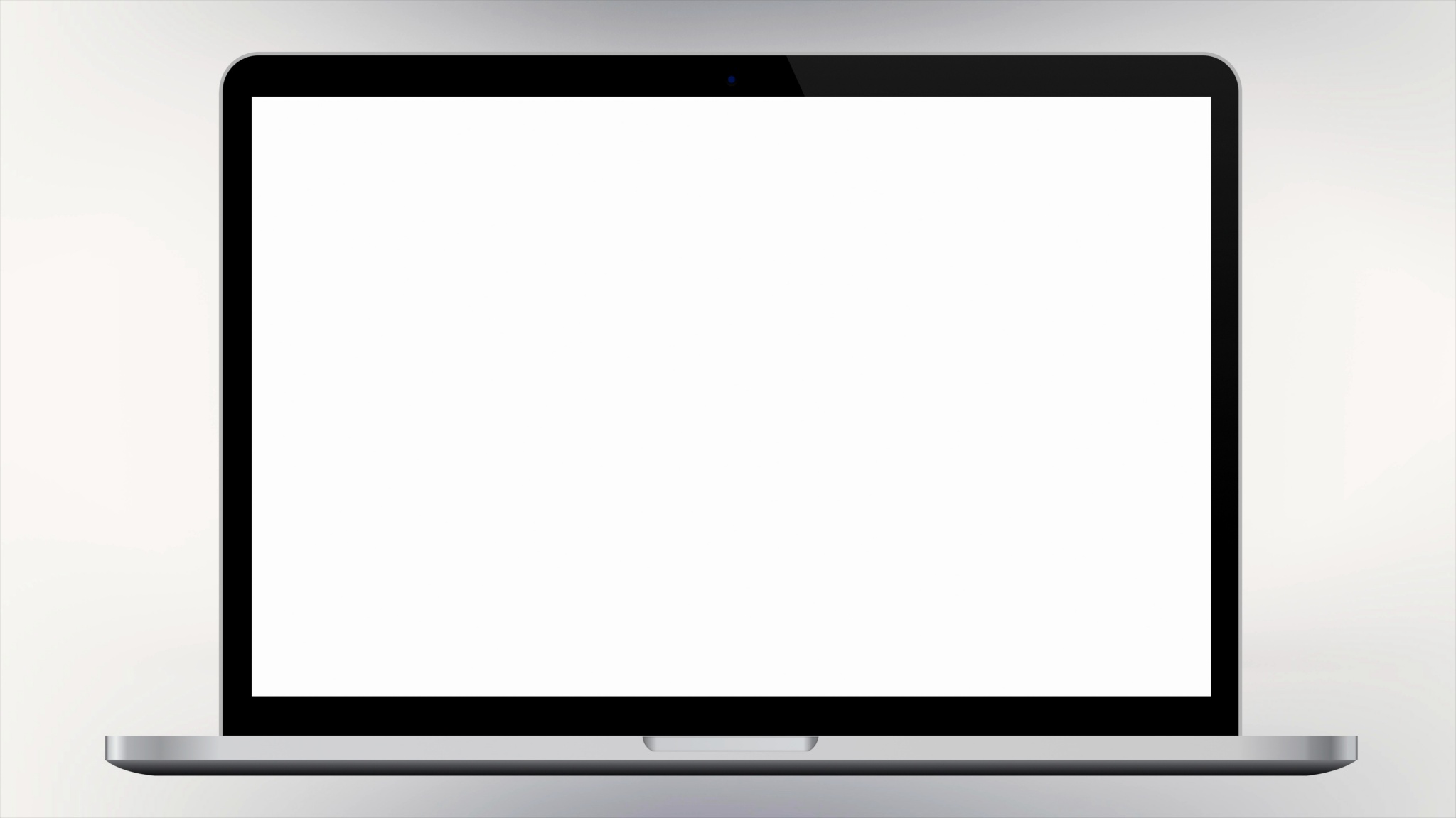 Экран MacBook белый - фото